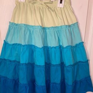 Size 4 girls maxi ombré  skirt.